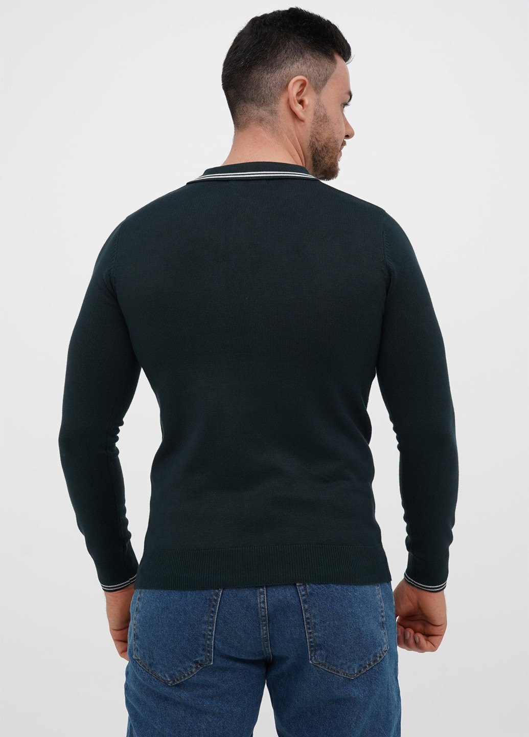 Темно-зеленый демисезонный пуловер пуловер Trend Collection