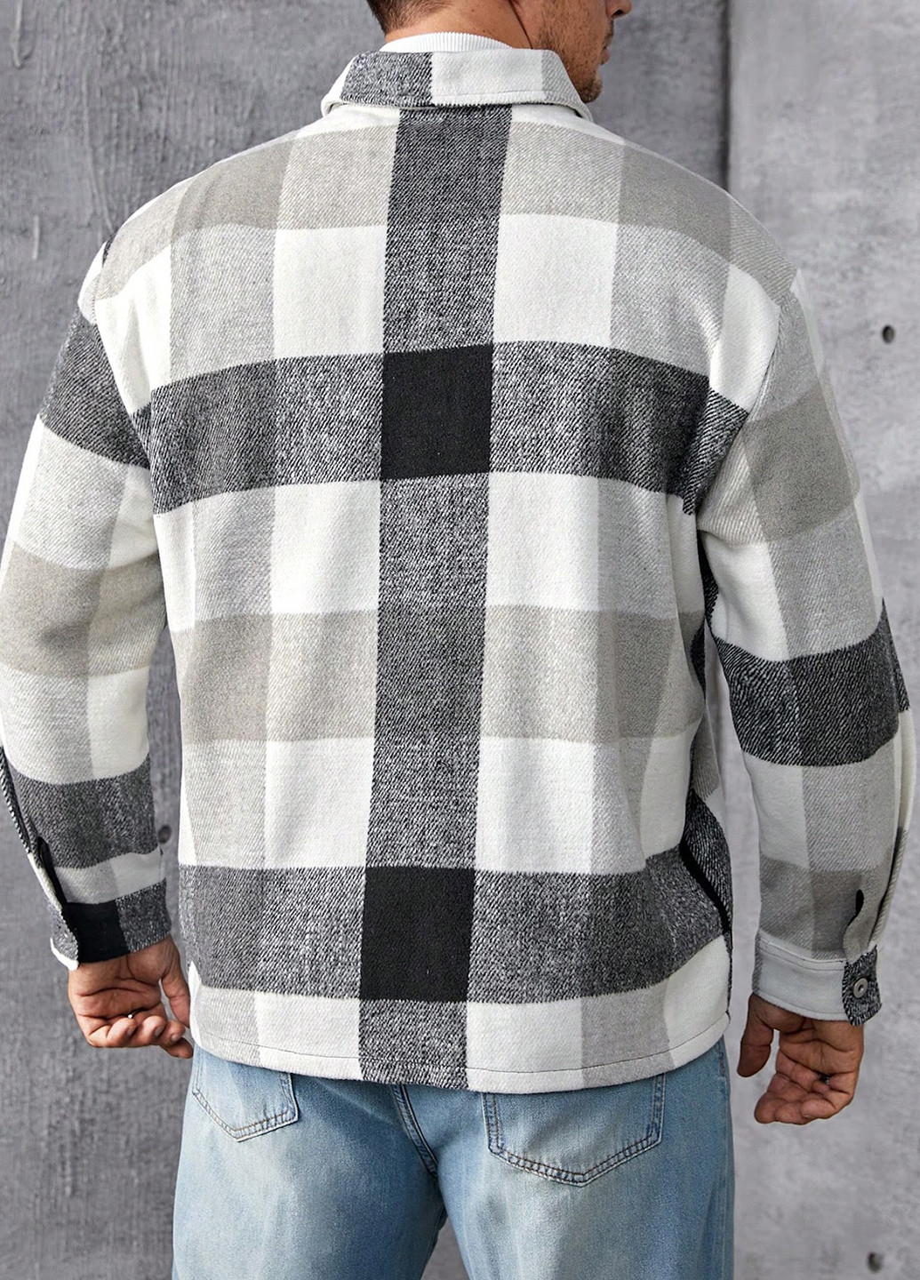 Цветная кэжуал рубашка в клетку SHEIN