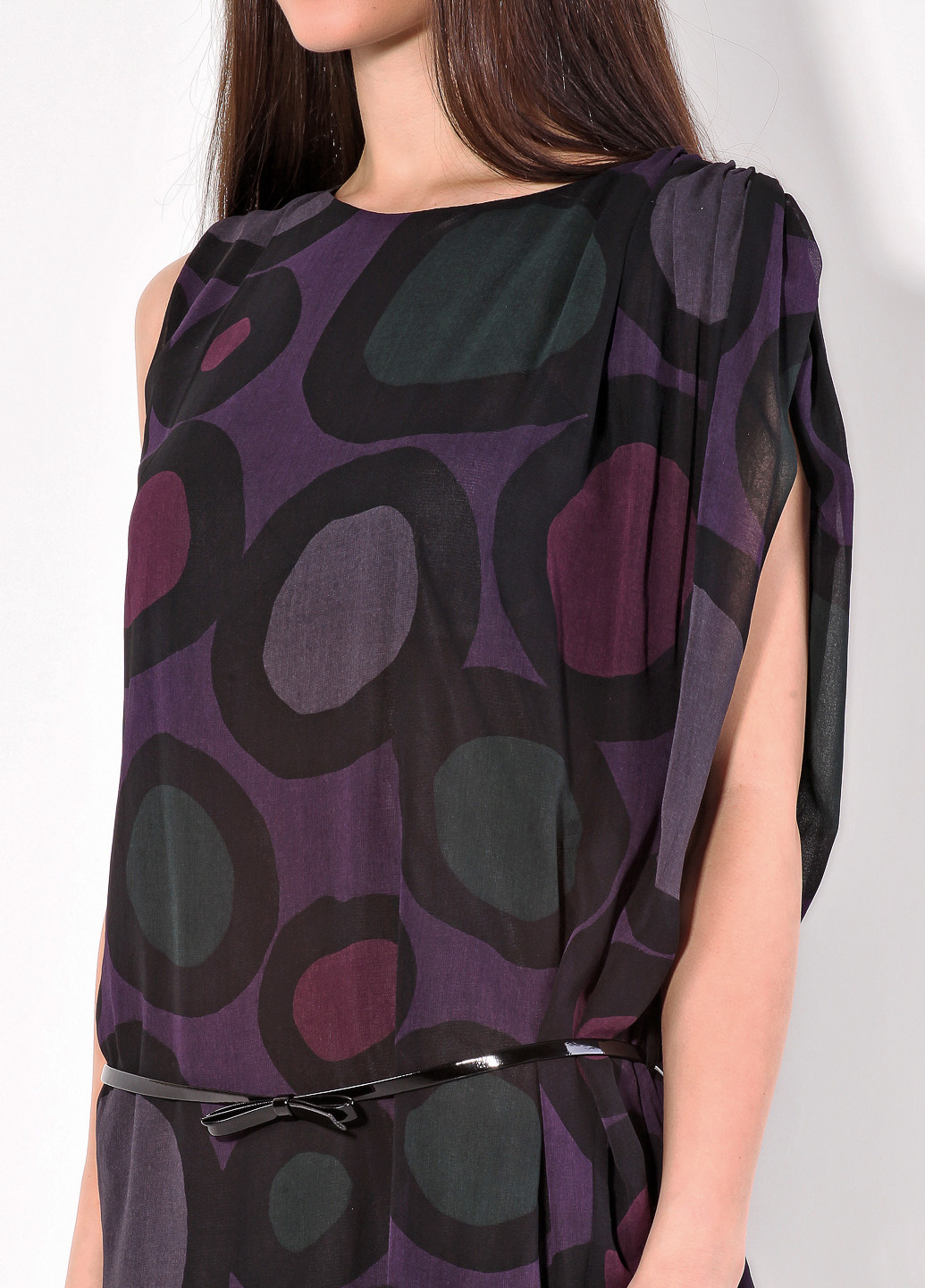 Комбинированное кэжуал платье Miss Miss