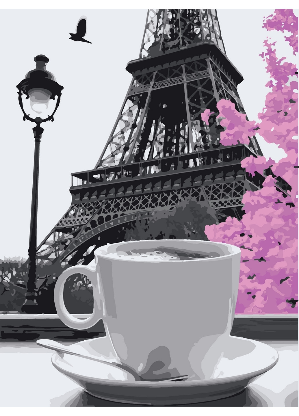 Картина по номерам "Кофе в Париже" 40х50 см 11208-AC Art Craft (198866540)