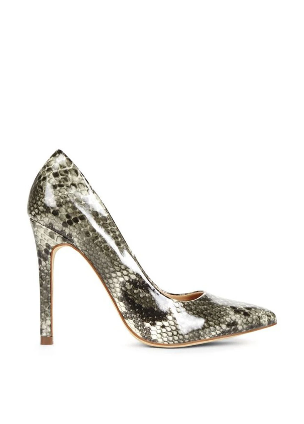 JustFab Туфли лодочки серый з искусственная кожа, германия — демисезон (22189085)