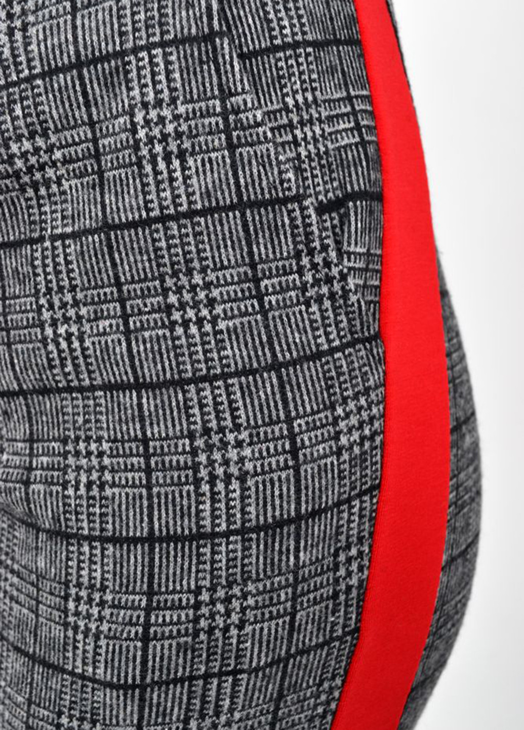 Серо-красные кэжуал демисезонные брюки Ager