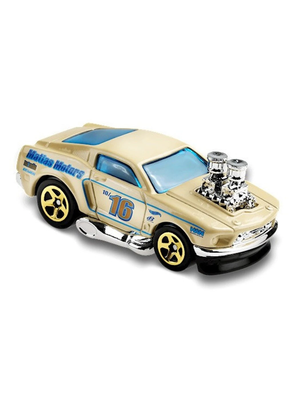 Машинка Hot Wheels ’68 MUSTANG TOONED - 2021 GTC21-M521 Mattel (255254614)