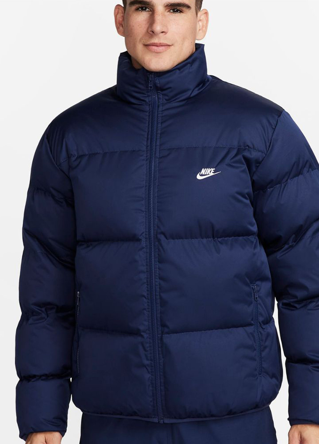Темно-синя демісезонна куртка fb7368-410 Nike Sportswear ClubPuffer