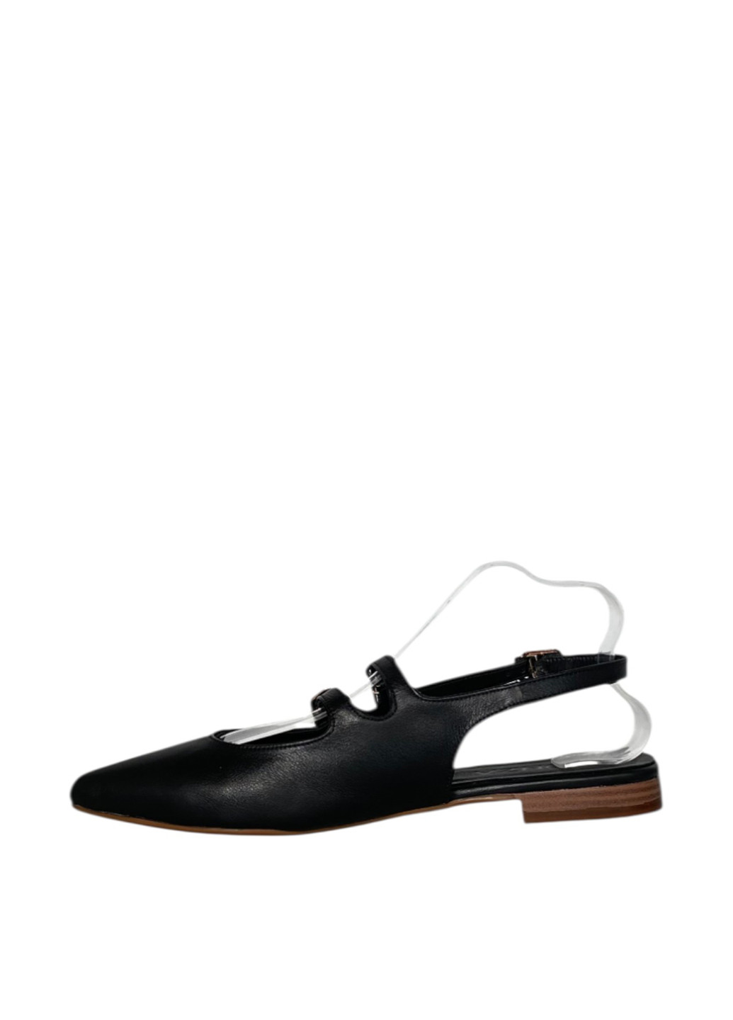 Lonza Туфли слингбеки черный з натуральная кожа, украина — лето (347579829)