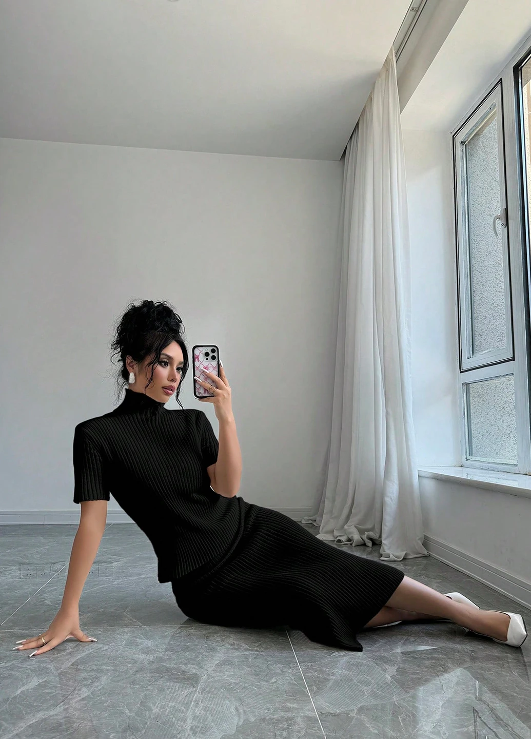 Костюм (гольф, спідниця) SHEIN (345558736)