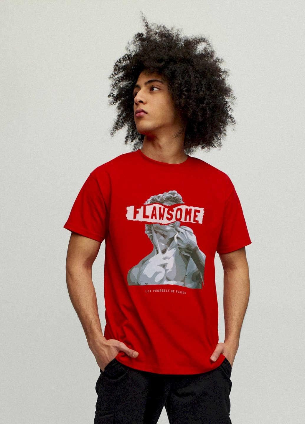 Червона футболка чоловіча YAPPI