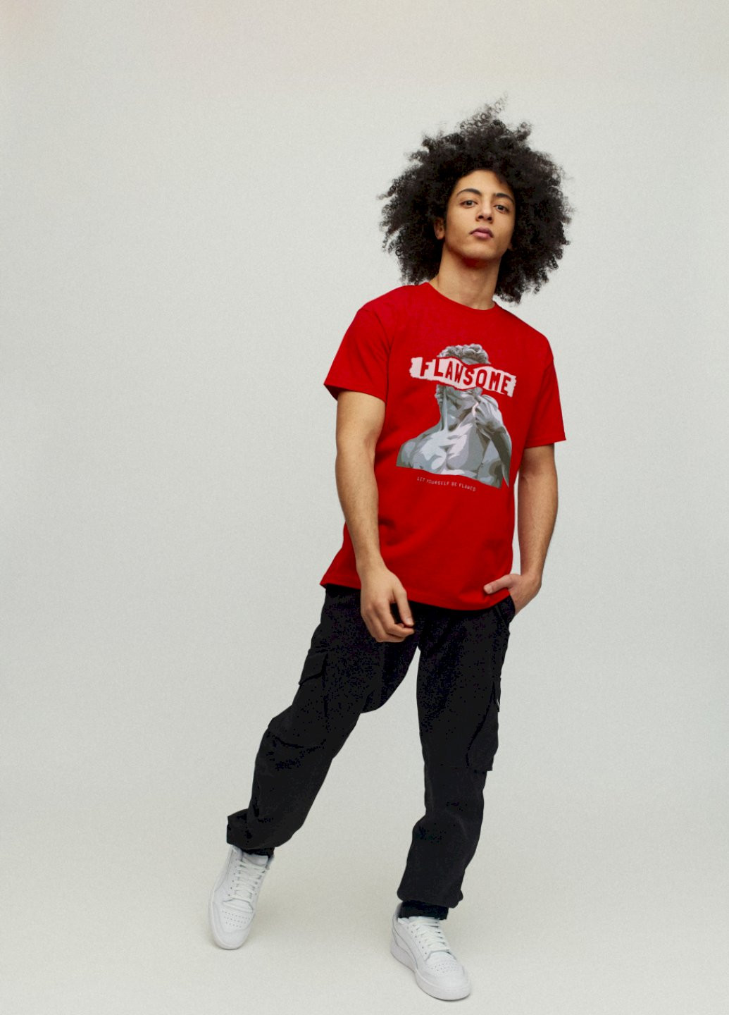 Червона футболка чоловіча YAPPI