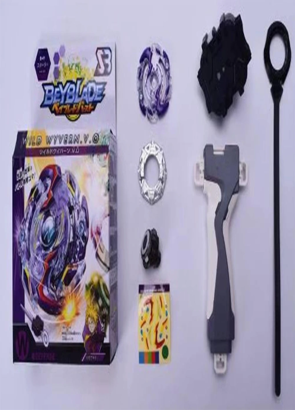 Волчок BEYBLADE (Бейблейд) Wild Wyvern B666 с пусковым устройством (7654321) Francesco Marconi (213875531)