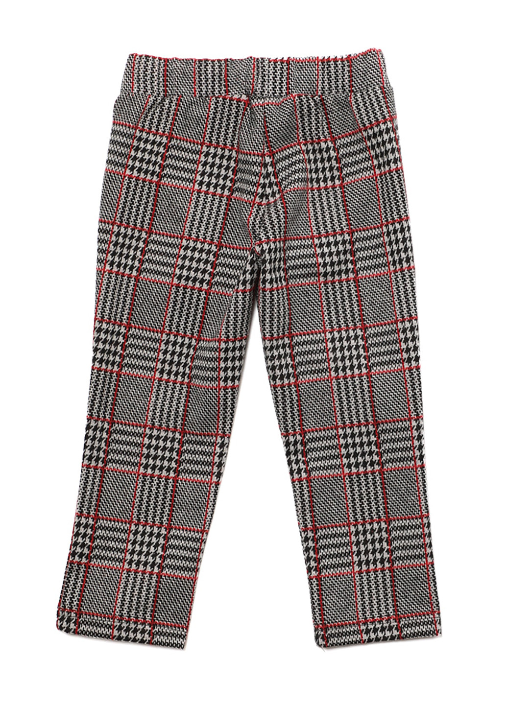 Комбинированные кэжуал демисезонные прямые, укороченные брюки Trendyol