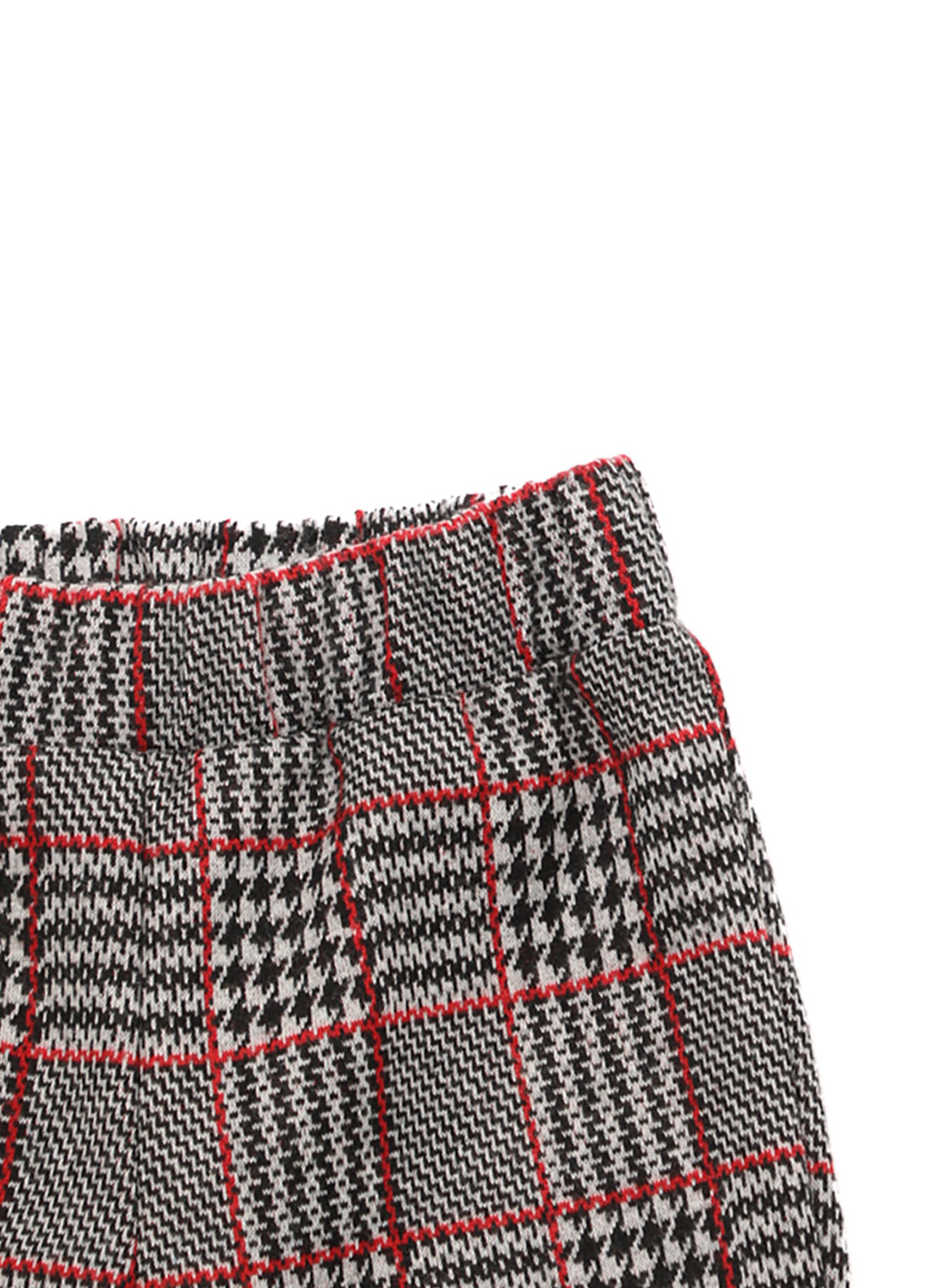 Комбинированные кэжуал демисезонные прямые, укороченные брюки Trendyol