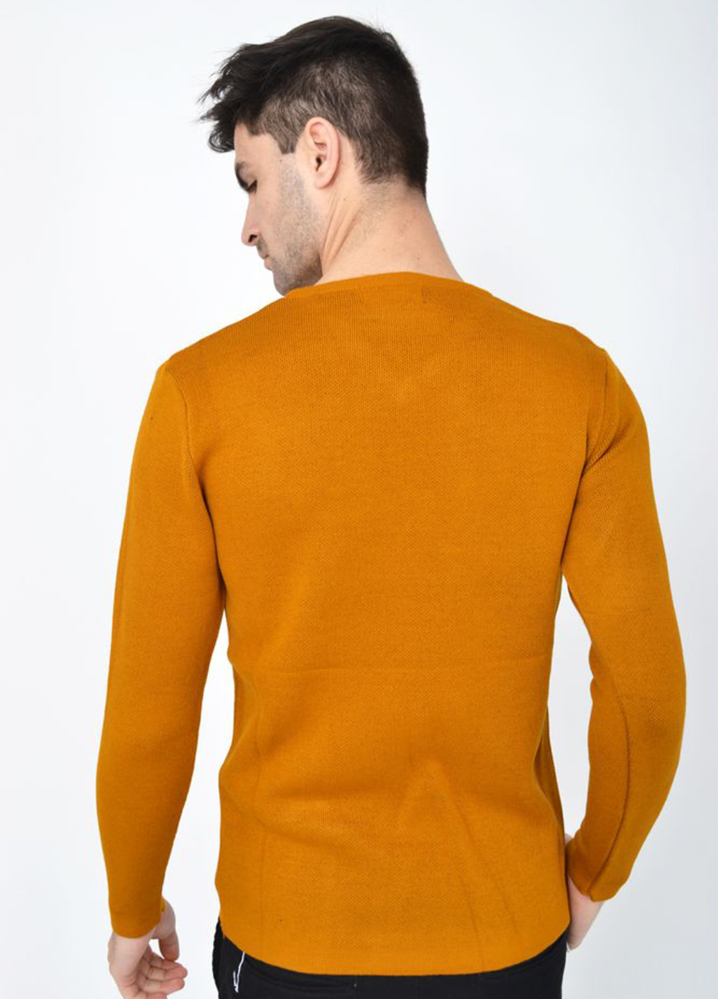 Горчичный демисезонный пуловер пуловер Ager