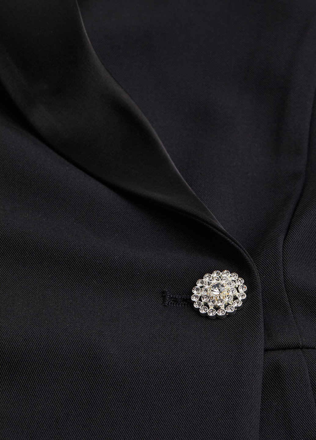 Комбінезон H&M комбінезон-шорти однотонний чорний коктейльний поліестер