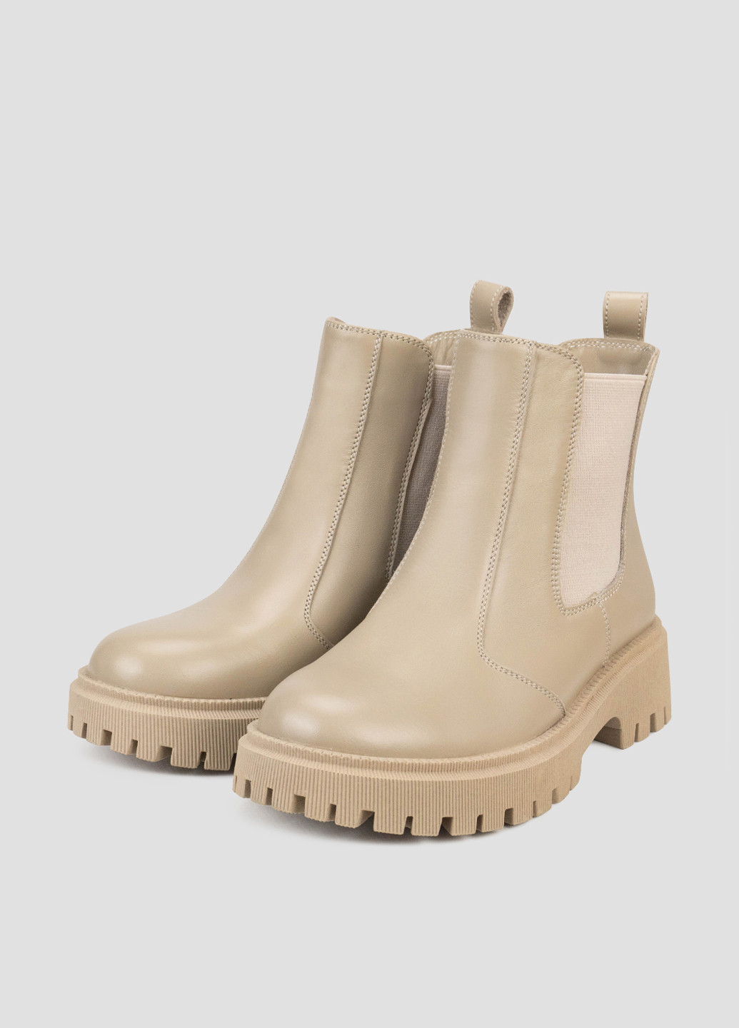 Зимние ботинки челси vm villomi на тракторной подошве