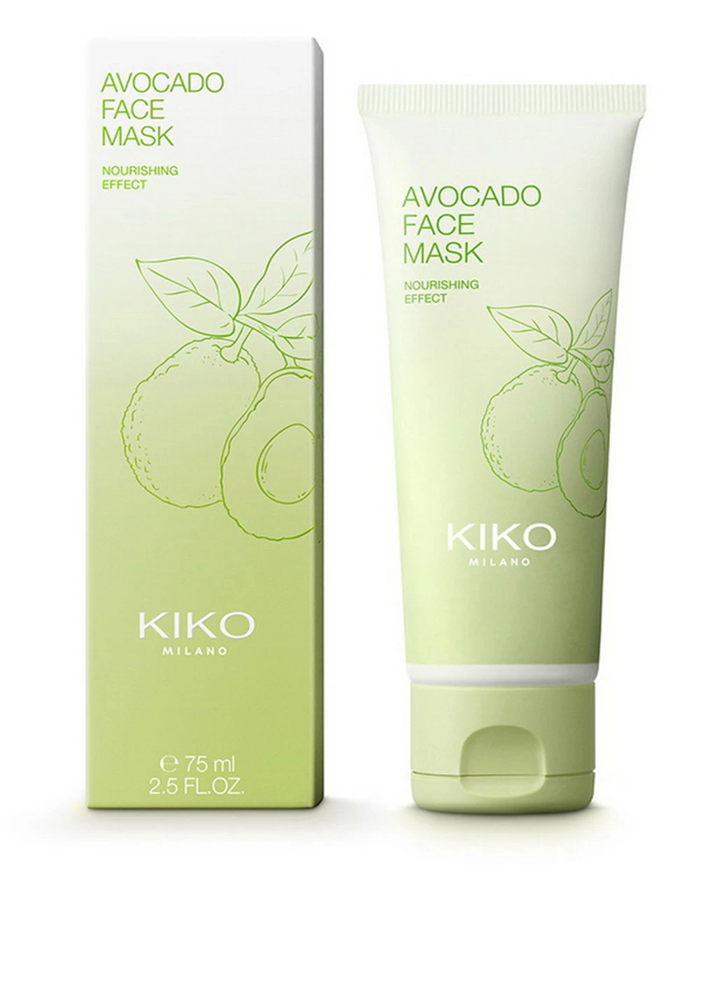 Маска для лица с экстрактом авокадо, 75 мл Kiko (251826404)