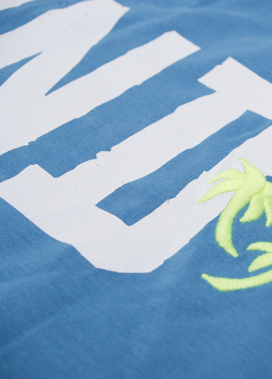 Блакитна літня футболка TOM DU