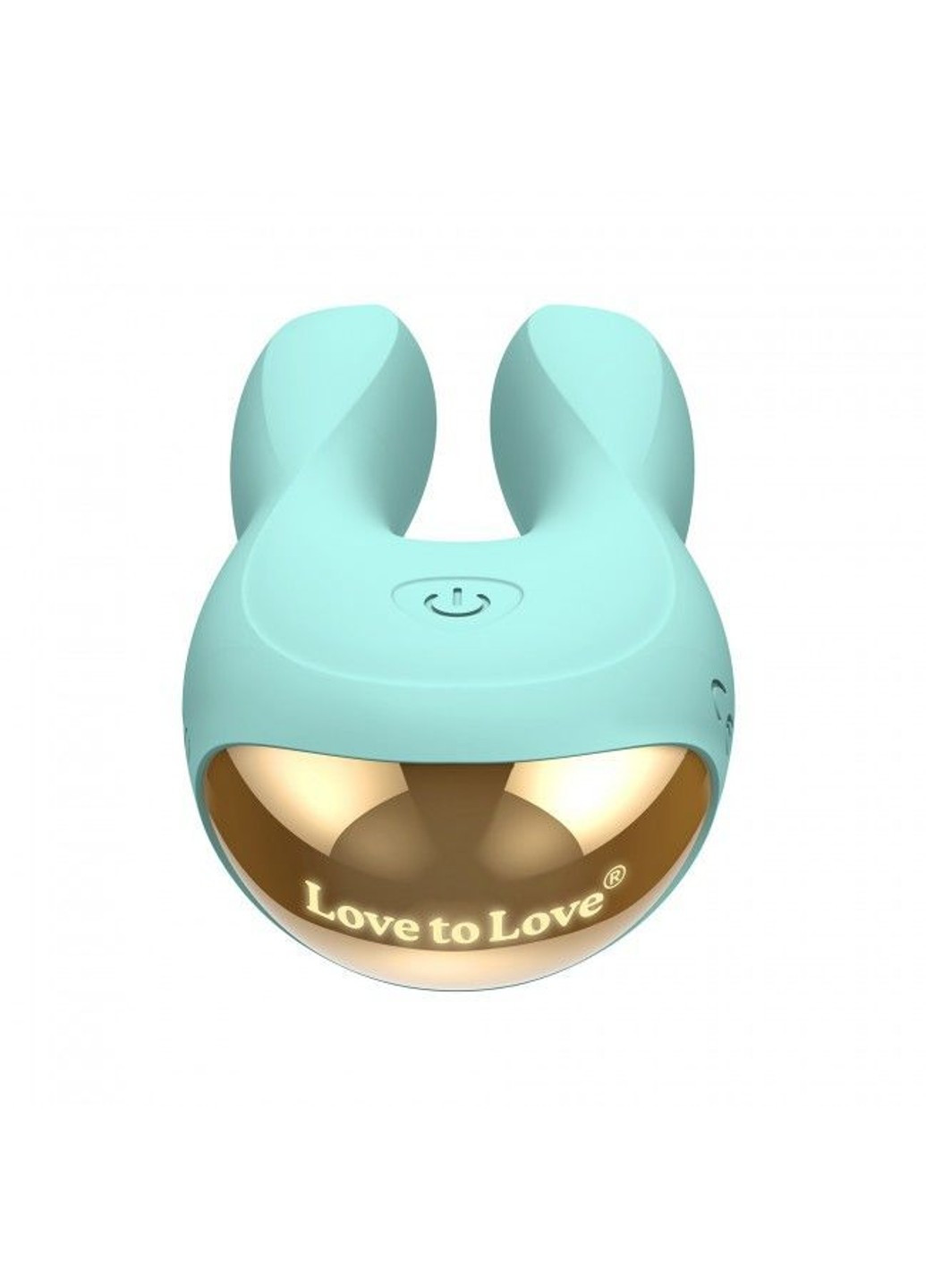 Вибратор-кролик Hear Me Menthe с двумя моторчиками и разноцветной LED-подсветкой Love To Love (254734197)