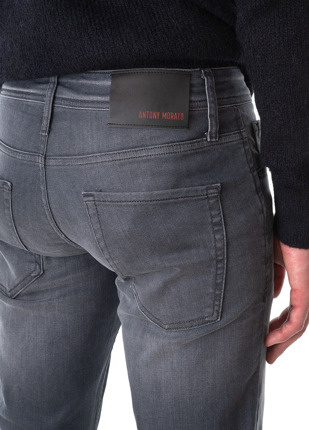 Серые демисезонные джинсы Antony Morato