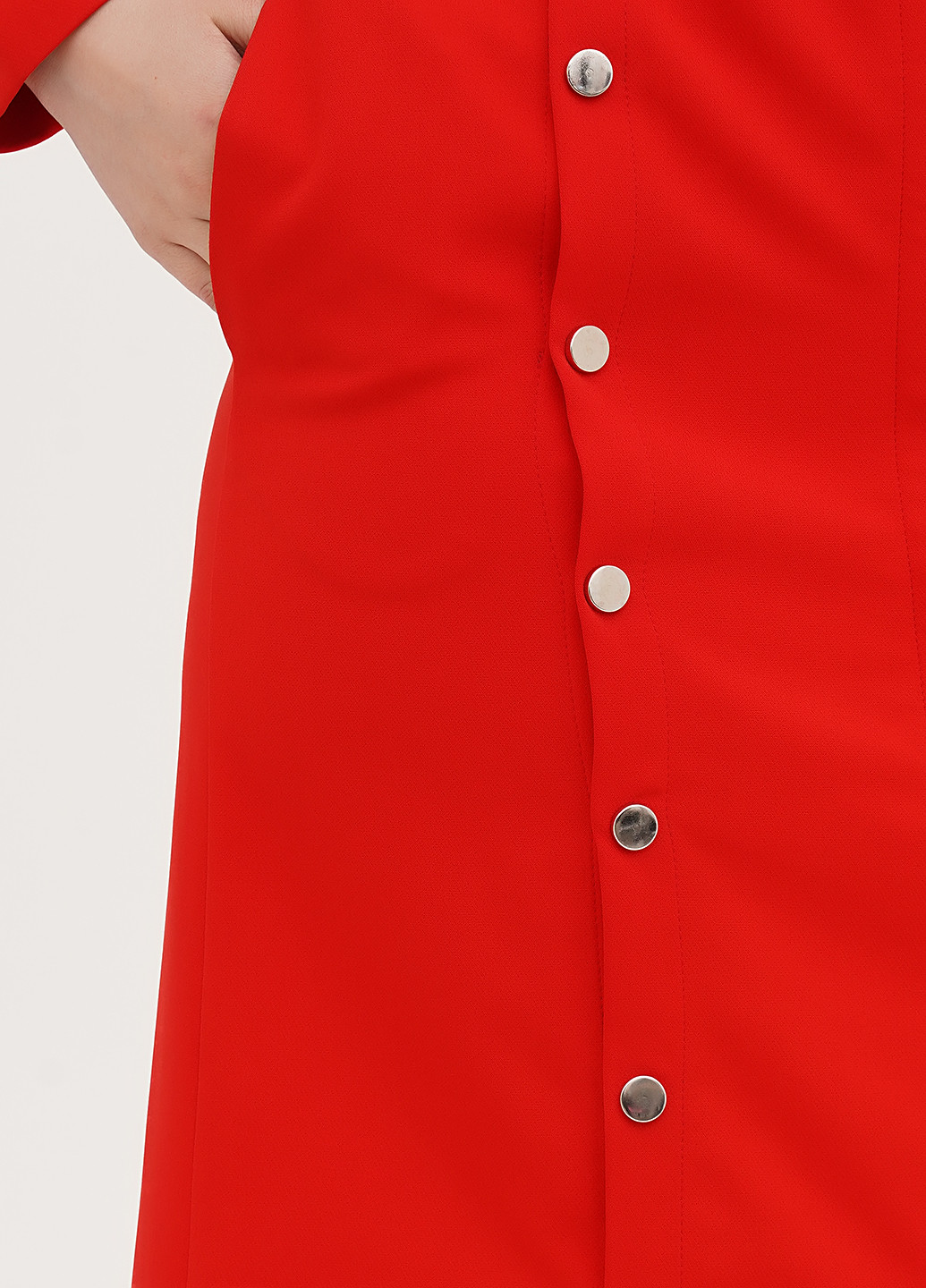 Красное кэжуал платье платье-жакет Babylon однотонное