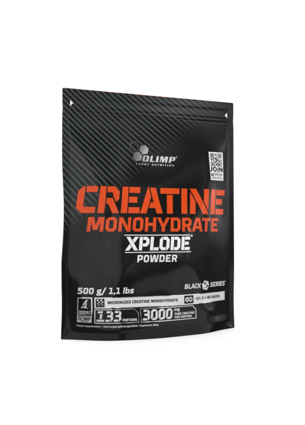 Креатин моногідрат Creatine monohydrate XPLODE (500 г) олімп лимон Olimp (255279603)