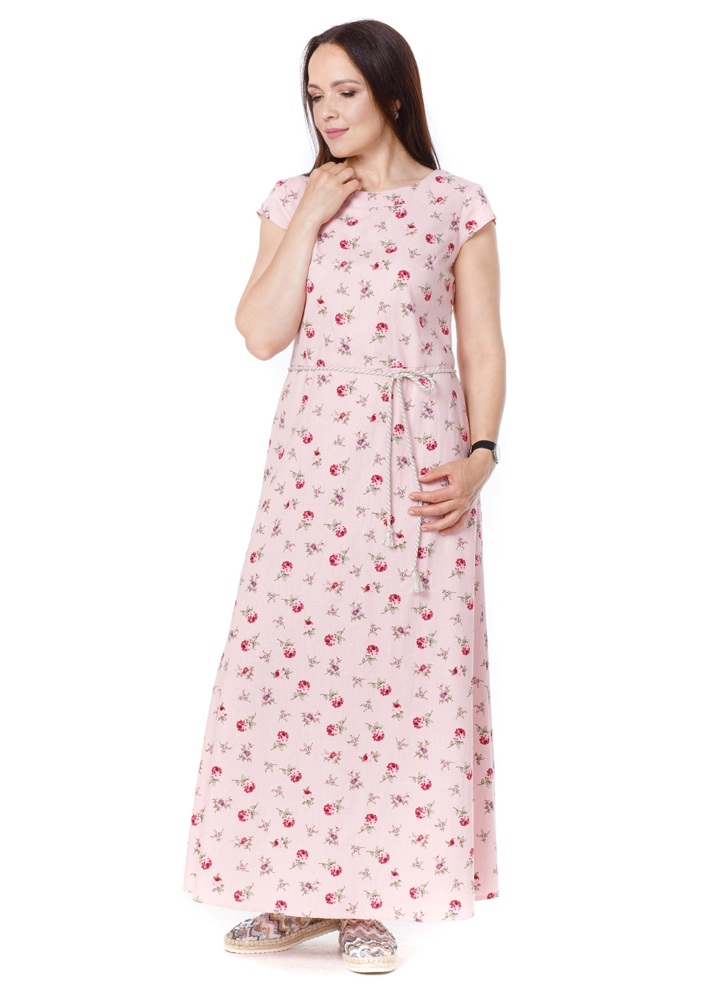 Рожева кежуал сукня Tell з квітковим принтом