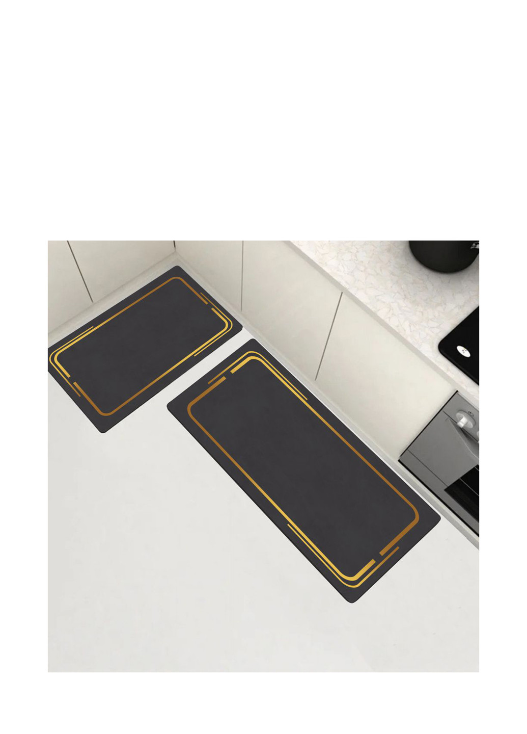 Килимок для ванної та кухні (2 шт.) 50х80 см,50х120 см Aquarius (322338842)