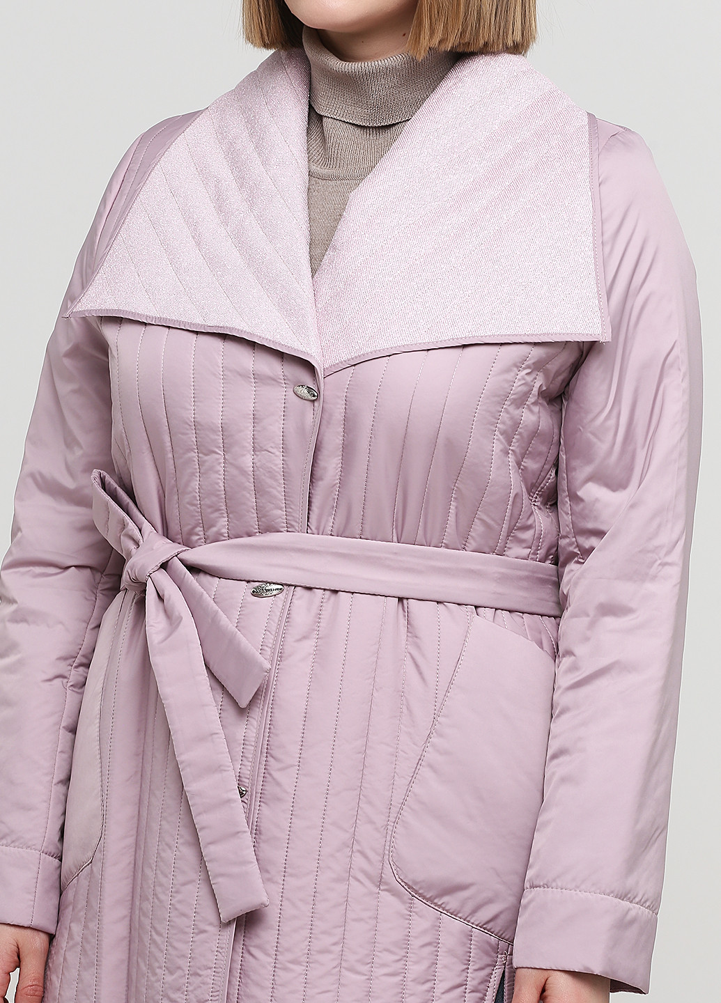Розовая демисезонная куртка Eva Classic