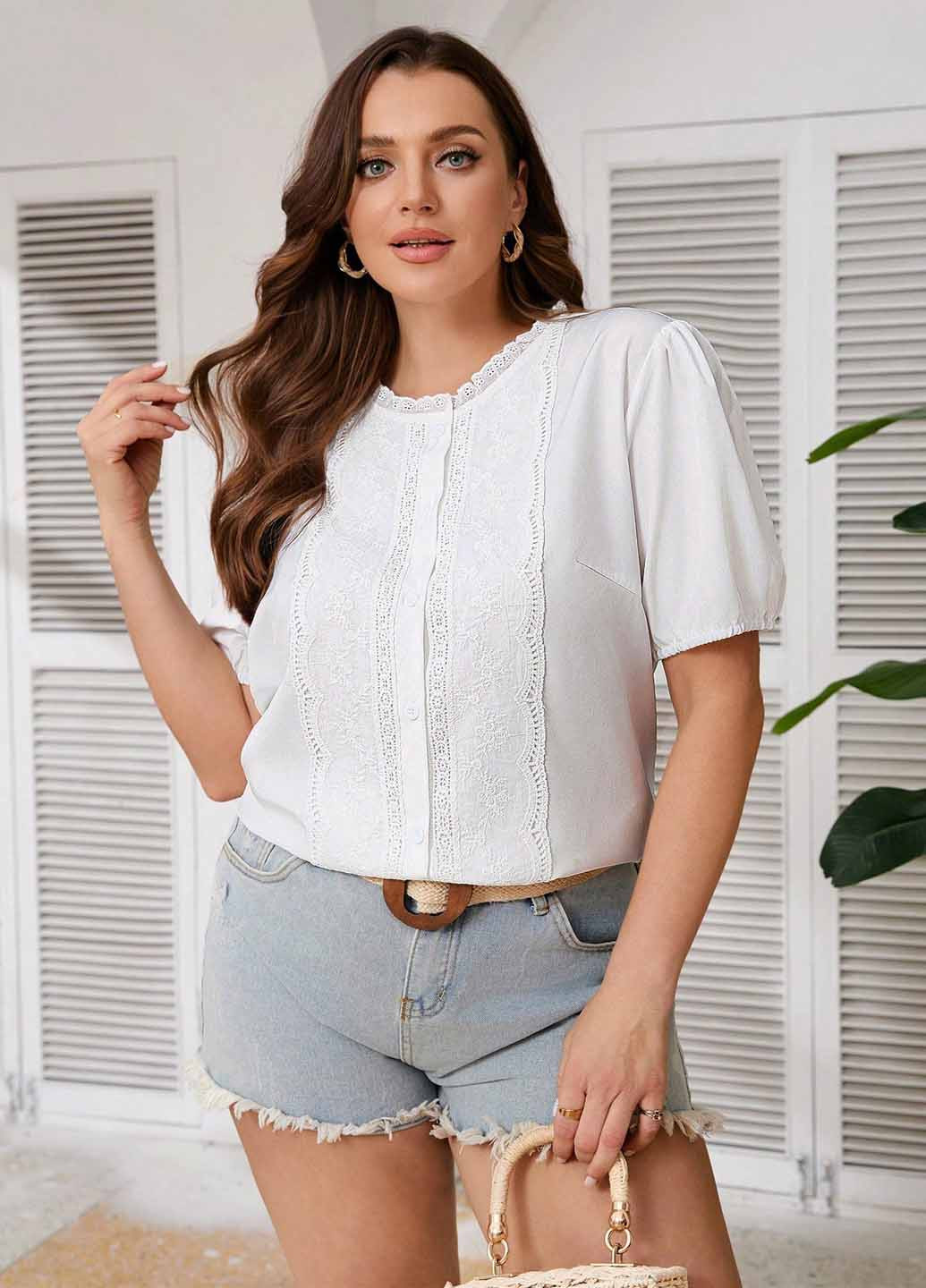 Біла блуза SHEIN