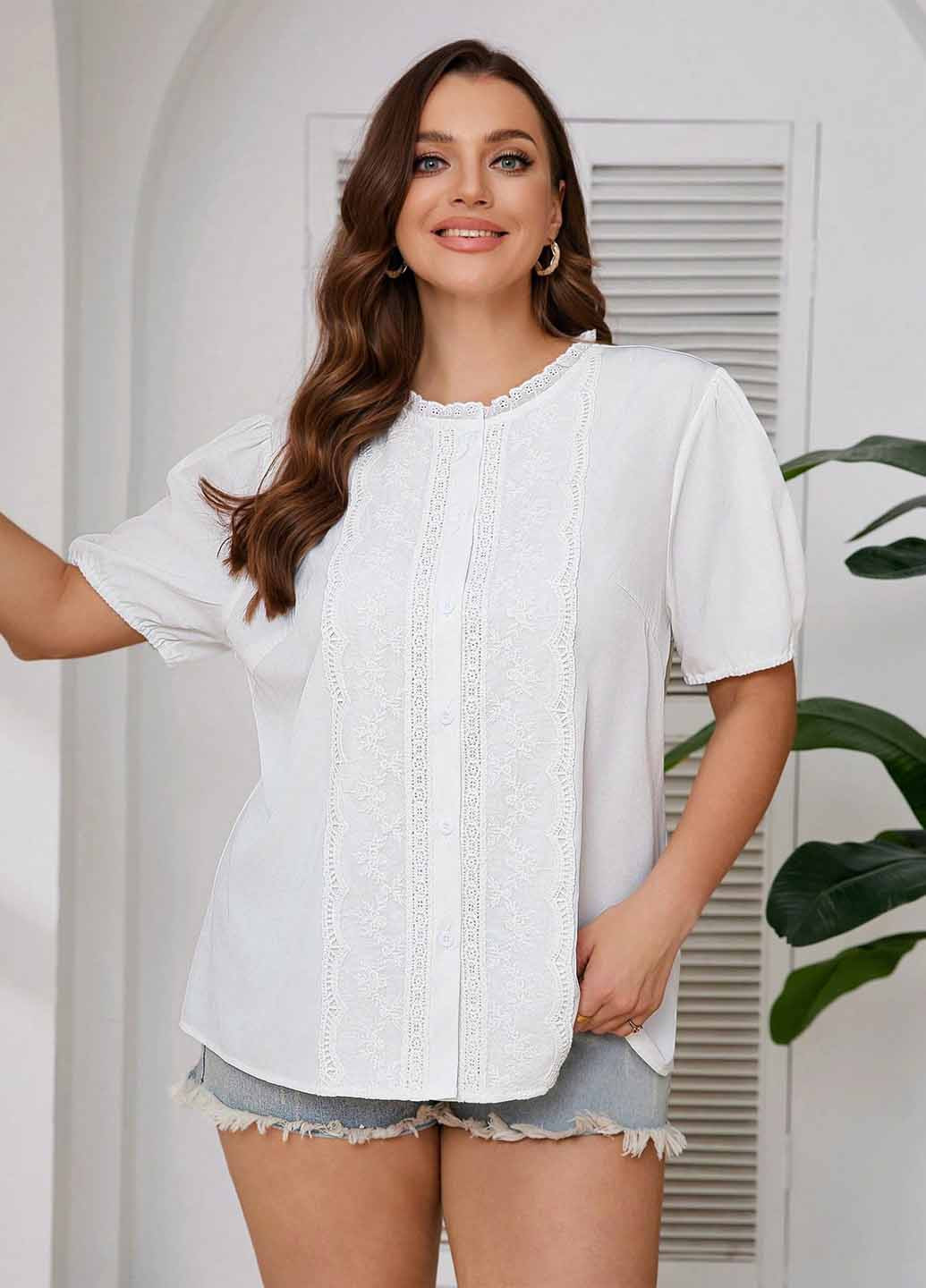 Біла блуза SHEIN