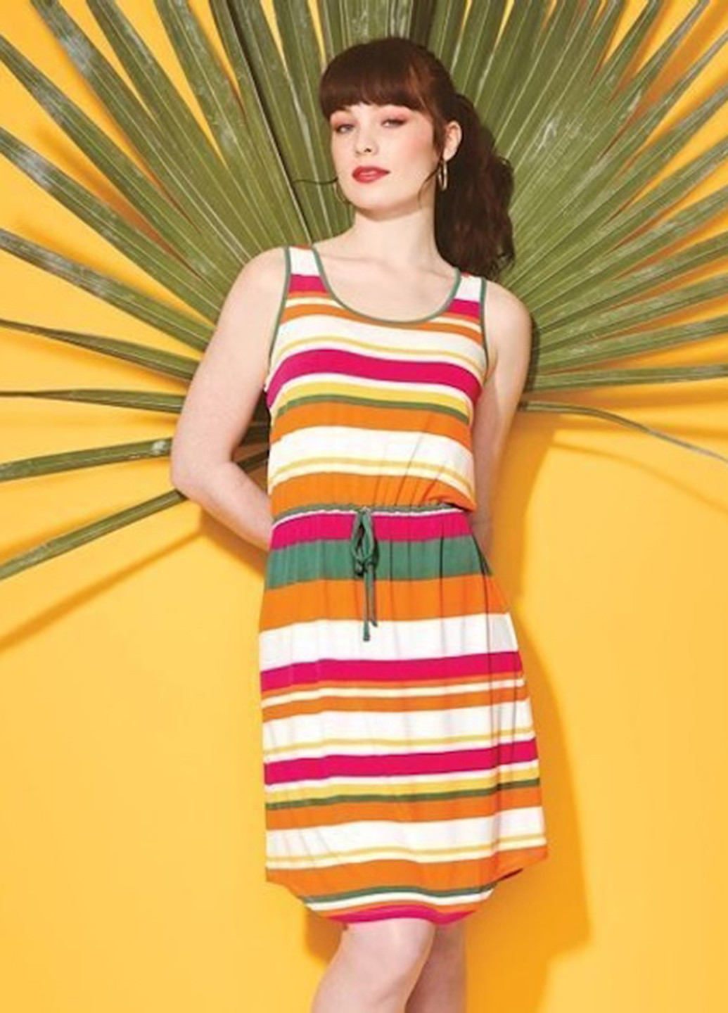 Комбінована кежуал сукня Studio 1886 в смужку