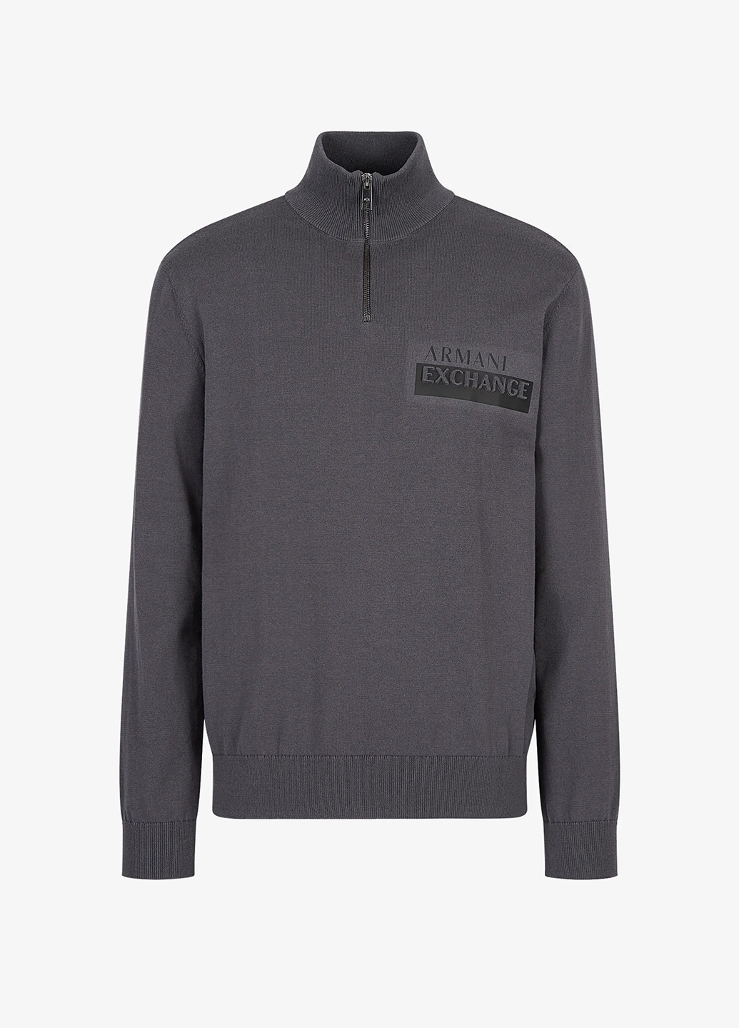 Серый демисезонный свитер джемпер Armani Exchange