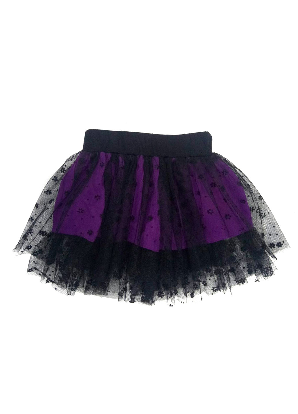 Фиолетовая фактурная юбка Piccolo L клешированная