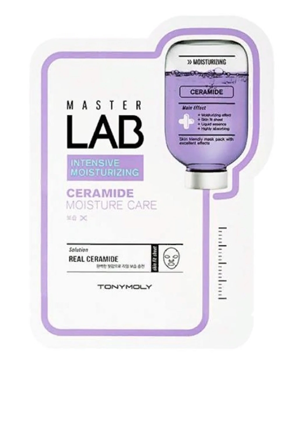 Маска для обличчя тканинна з керамідами, 19 мл Tony Moly (125347240)