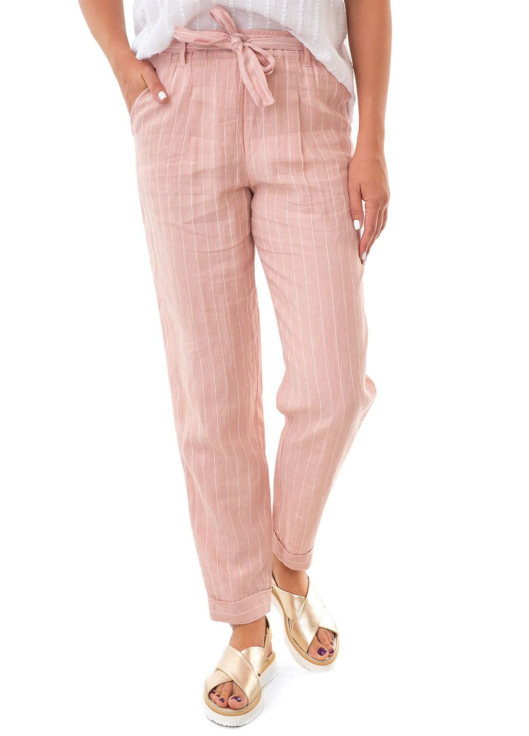 Розовые летние брюки Marc Aurel