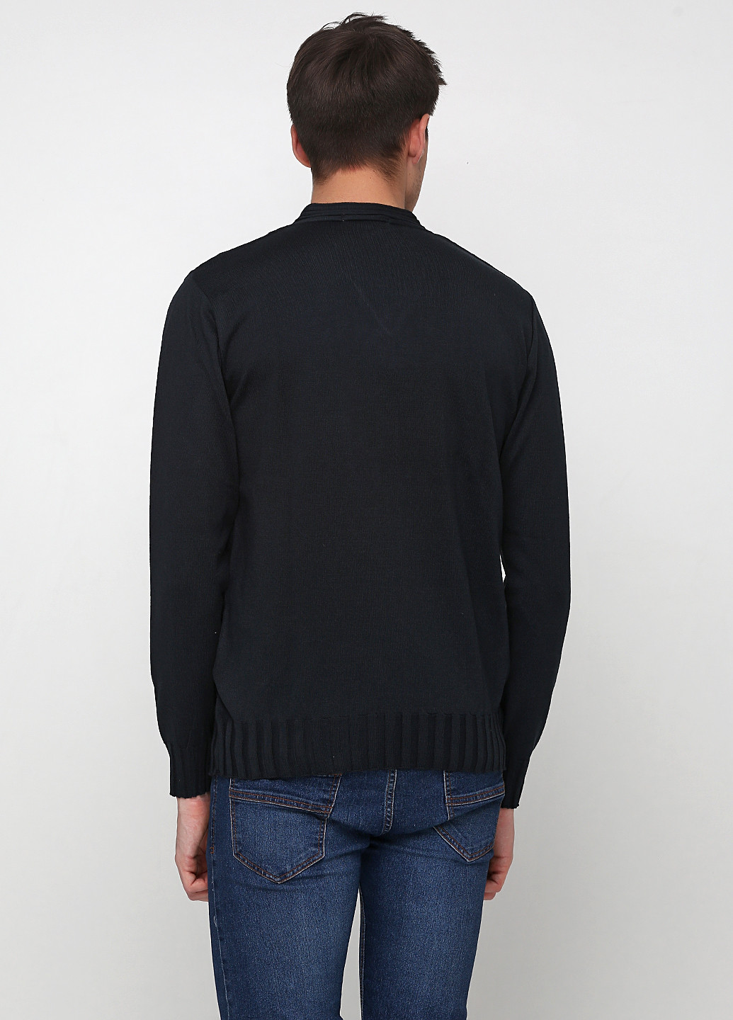 Темно-синий демисезонный пуловер пуловер MCR