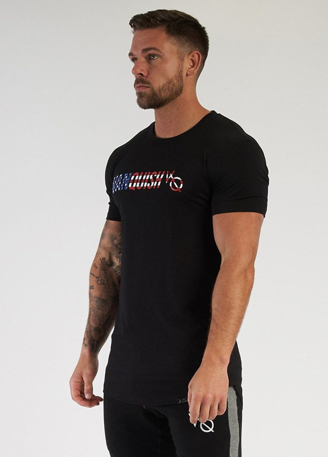 Чорна футболка чоловічі VQH