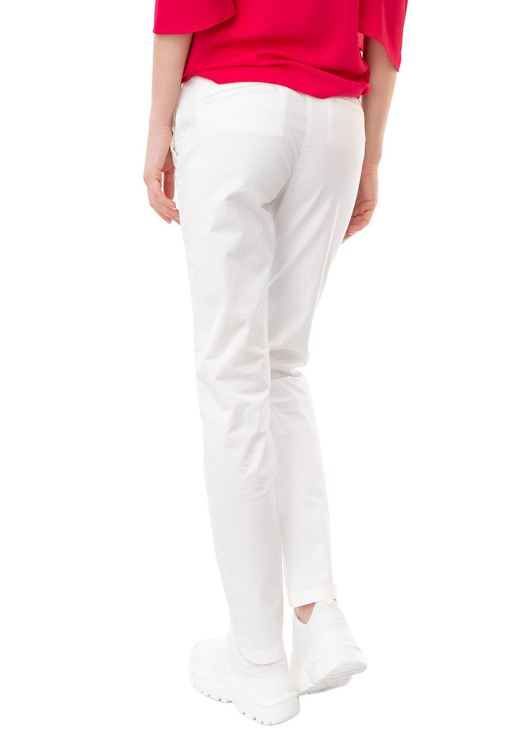 Белые летние брюки Trussardi Jeans