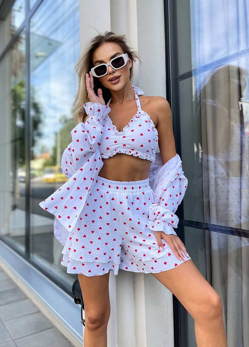 Костюм (топ, сорочка, шорти) NOVA VEGA (346420848)