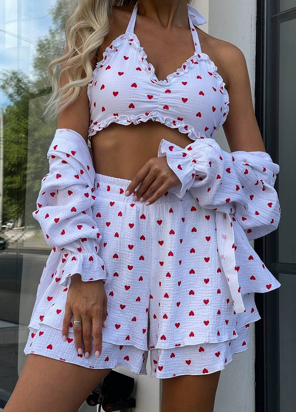 Костюм (топ, сорочка, шорти) NOVA VEGA (346420848)