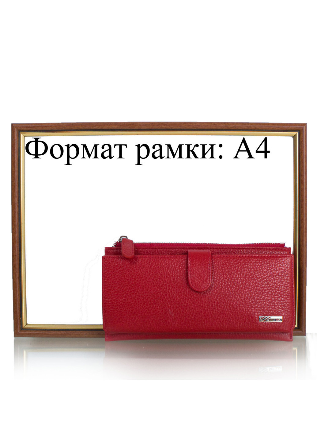 Жіночий шкіряний гаманець 20х10х2 см Desisan (195547627)