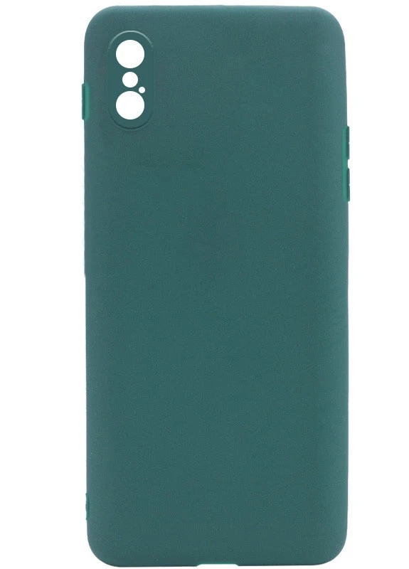 Силіконовий чохол Candy Full Camera для Apple iPhone XS Max (6.5 ') Зелений / Forest green (is_00000043693_5) Epik (229727220)