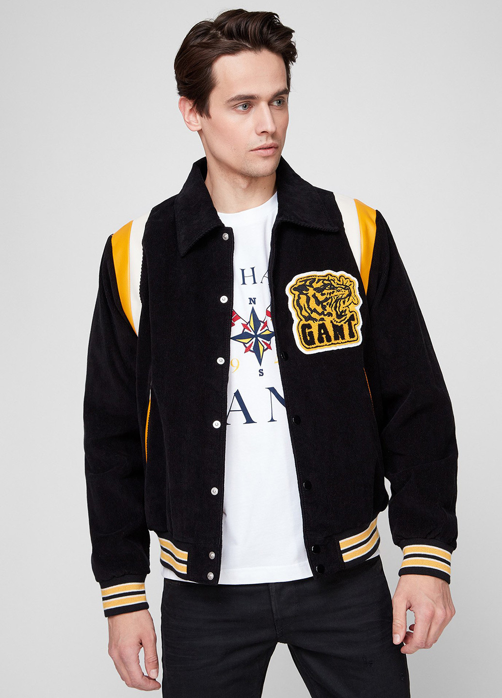 Бомбер Gant на кнопках (257070037)