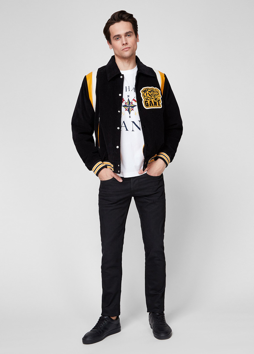 Бомбер Gant на кнопках (257070037)
