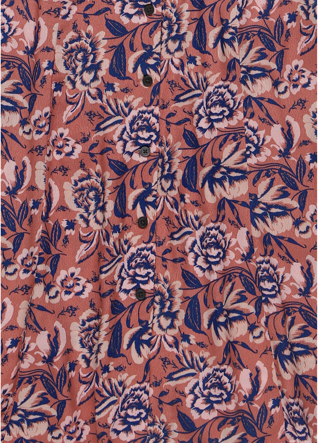 Розовое кэжуал платье рубашка, клеш Gap с цветочным принтом