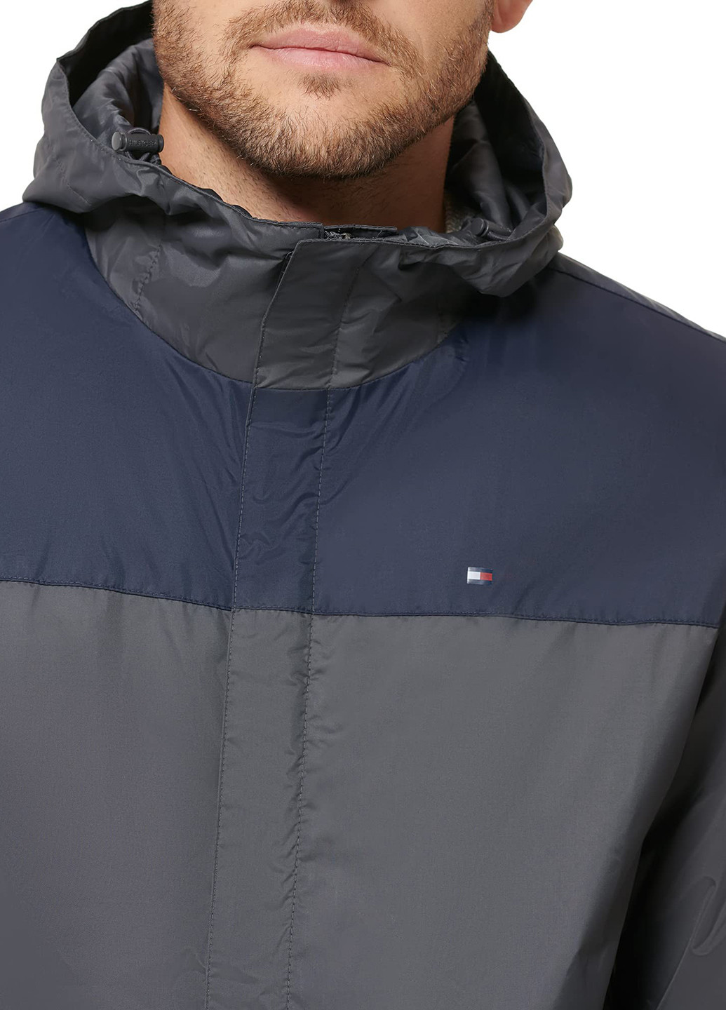 Серая демисезонная ветровка Tommy Hilfiger