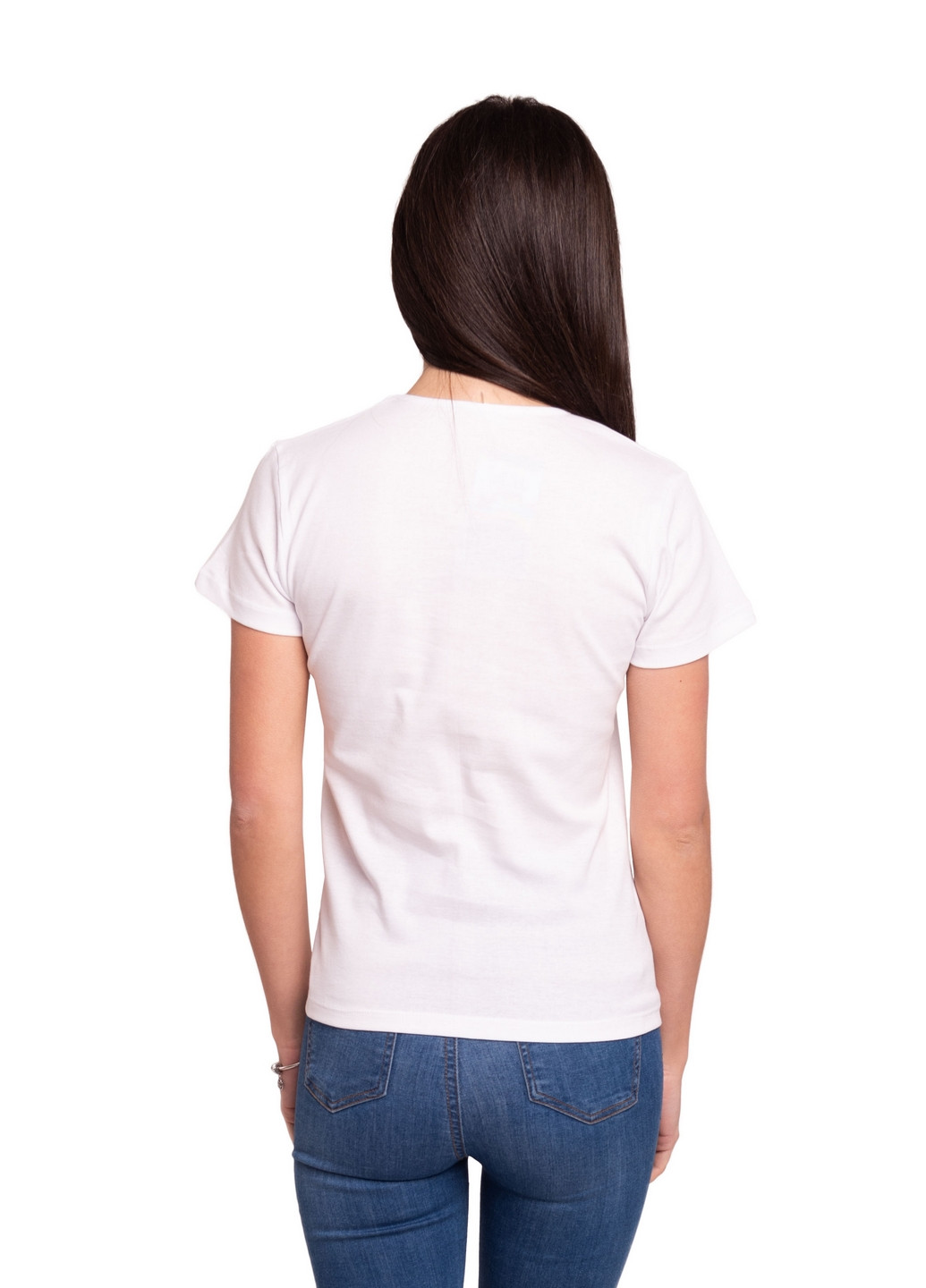 Белая всесезон футболка женская Наталюкс 21-2302