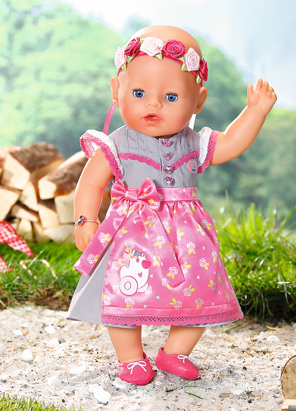 Кукла BABY BORN серии "Нежные объятия" - НАРЯДНАЯ МАЛЫШКА (43 cm, с аксессуарами) Zapf (140924345)