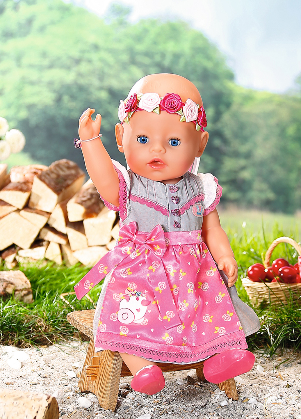 Лялька BABY BORN серії "Ніжні обійми" - НАРЯДНА МАЛЮШКА (43 cm, з аксесуарами) Zapf (140924345)