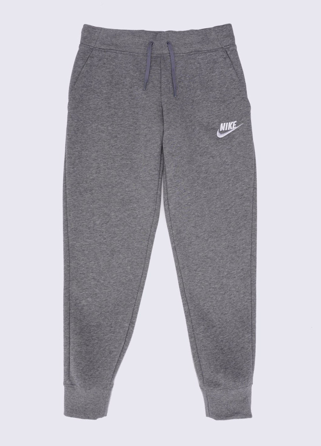 Серые спортивные демисезонные брюки джоггеры Nike