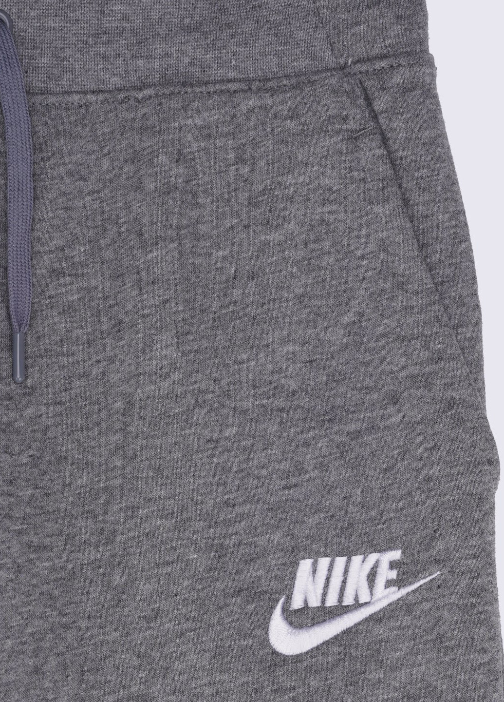 Серые спортивные демисезонные брюки джоггеры Nike